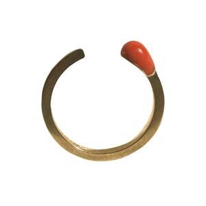 Alison Lou 14k Solid Gold Match Stick Ring